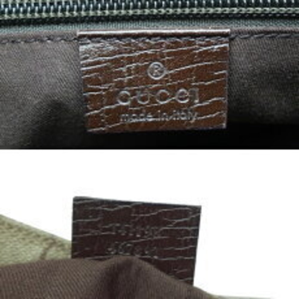 Gucci Messenger Bag Shoulder Bag GG Supreme Beige Brown - Picture 7 of 9